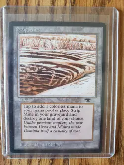 MAGIC THE GATHERING Lot of Four (4) STRIP MINE ANTIQUITIES Very Nice Condition - Image 3