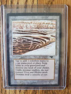 MAGIC THE GATHERING Lot of Four (4) STRIP MINE ANTIQUITIES Very Nice Condition - Image 5