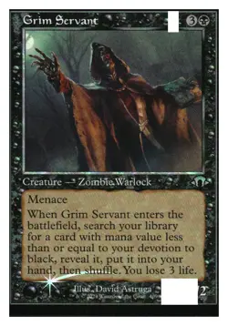 Grim Servant (retro frame foil) Modern Horizons 3 MTG - NM+ MYTHIC RELICS - Image 1