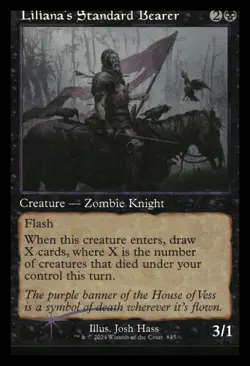 Liliana's Standard Bearer (Retro Frame) (Foil) Secret Lair Drop Series MTG - NM+ - Image 1