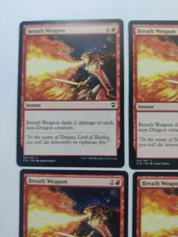 Breath Weapon x 4 Commander Legends: Battle for Baldur's Gate Regular MTG - Image 2