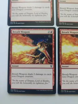 Breath Weapon x 4 Commander Legends: Battle for Baldur's Gate Regular MTG - Image 4