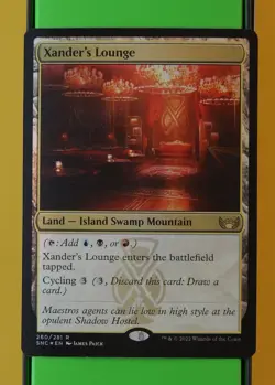 Xander’s Lounge Foil - Streets of New Capenna Tri-Land 260/281 - Image 1