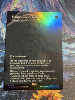 Bloodbender's Rise (Borderless) Avatar: The Last Airbender Foil - Image 1