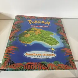 Vintage Pokemon Southern Islands Collection BINDER ONLY, English WOTC O-RING - Image 1