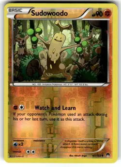 Pokemon TCG - Sudowoodo - 67/122 - BREAKpoint - Reverse Holo - NM - Image 1
