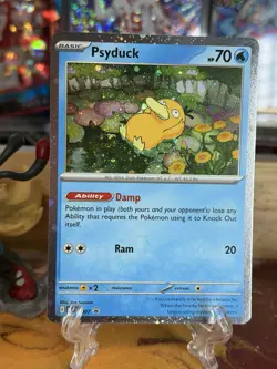 Pokemon Ophelia Psyduck MEP 007 Blister Promo with Fart Swirl Mega evolution - Image 1