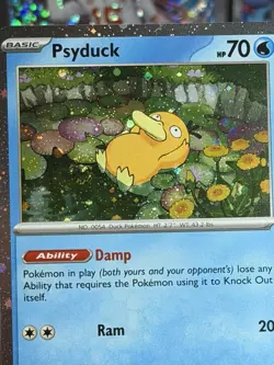 Pokemon Ophelia Psyduck MEP 007 Blister Promo with Fart Swirl Mega evolution - Image 4