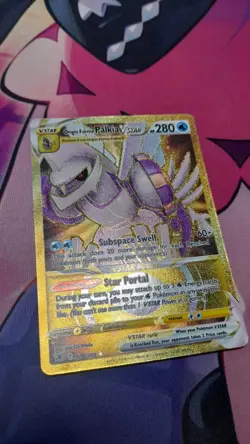 Pokemon Tcg Origin Forme Palkia Vstar 208/189 Astral Radiance Gold Pack Fresh NM - Image 2