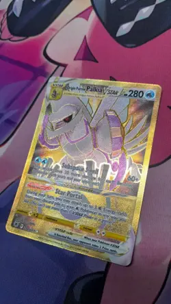 Pokemon Tcg Origin Forme Palkia Vstar 208/189 Astral Radiance Gold Pack Fresh NM - Image 3