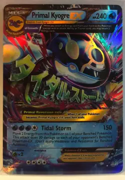Pokemon TCG Primal Kyogre EX - Primal Clash - 55/160 - LP - Image 1