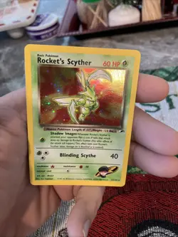 2000 Rocket’s Scyther Holo MP+ Gym Heroes 13/132 Pokemon TCG WOTC Pokemon - Image 1