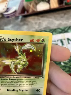 2000 Rocket’s Scyther Holo MP+ Gym Heroes 13/132 Pokemon TCG WOTC Pokemon - Image 2