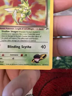 2000 Rocket’s Scyther Holo MP+ Gym Heroes 13/132 Pokemon TCG WOTC Pokemon - Image 4