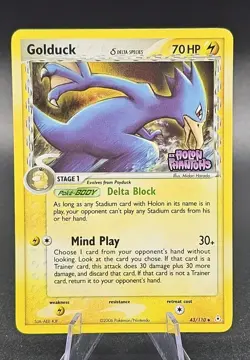 Golduck (Delta Species) 43/110 Holon Phantoms 2006 Pokemon TCG Stamped Holo - Image 1