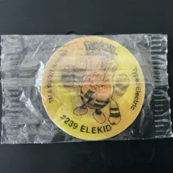 WALKERS POKEMON TAZ / TAZO No.3 #239 ELEKID 2001 STILL WRAPPED - Image 1