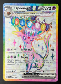 Pokemon Espeon ex SVP 175 Premium Figure Collection Black Star Promo NM - Image 1