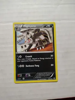 Pokemon TCG Mightyena XY Phantom Forces Set 54/119 Regular Rare English - Image 1