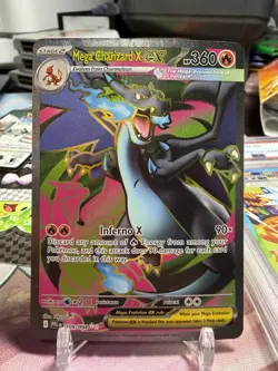Pokemon Mega Charizard X EX 109/094 Phantasmal Flames Full Art Ultra Rare NM - Image 1
