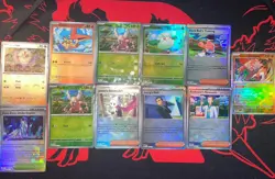 Pokemon Lot POKEBALL Masterball Lot Prismatic Evolutions, White Flare Lot Of 11 - Image 1