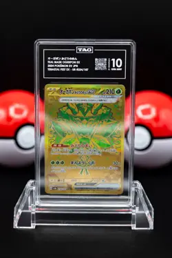 Pokemon Terastal Festival Gold Teal Mask Ogerpon ex 234/187 Ultra Rare - TAG 10 - Image 1