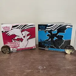Pokemon Scarlet & Violet: White Flare & Black Bolt ETB Set- Sealed - Image 1