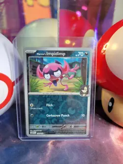Marnie's Impidimp 134/182 Pokemon TCG S&V Destined Rivals Reverse Holo Common NM - Image 1