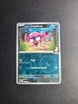 Marnie's Impidimp 134/182 Pokemon TCG S&V Destined Rivals Reverse Holo Common NM - Image 2