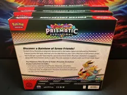 LOT OF 3 Pokemon TCG Prismatic Evolutions Poster Col 9 Boosters NEW SEALED 🐦‍🔥 - Image 2