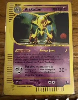 2003 POKEMON SKYRIDGE #H1 ALAKAZAM-HOLO - Image 2