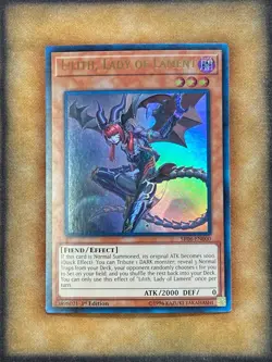 Yugioh Lilith, Lady of Lament SR06-EN000 Ultra Rare 1st Ed LP - Image 1