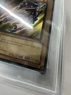 YU-GI-OH! Gaia The Fierce Knight Relief Card PSA 8 LOB-006 2002 1st Ed. Yugioh - Image 5