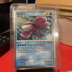 Pokemon TCG Kyogre Call of Legends SL6 Shiny Holo Rare Card - Image 1