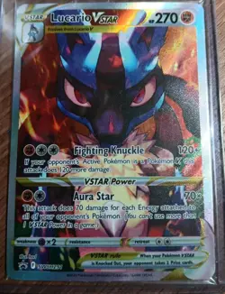 Lucario VSTAR SWSH291 Promo Crown Zenith ETB Pokemon Card English - SEALED - Image 1