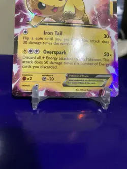 Pokemon Pikachu TCG EX XY84 Black Star Promo 2015 Holo Card LP - Image 4