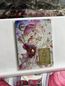 Mash Fate/Grand Order Serialized Gold Bar Card with Certificate Qianse - Image 1