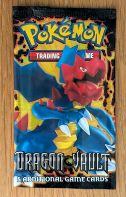 Dragon Vault ~ Booster (No Cards) Pack Wrapper ~ Druddigon Artwork!! - Image 1