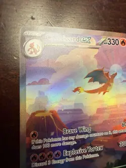 Charizard EX Scarlet & Violet 151 Card 199/165 Sir Ultra Rare - Image 2