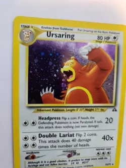 Ursaring Neo Holo Pokemon Card Base WOTC NM - Image 3