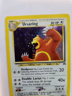 Ursaring Neo Holo Pokemon Card Base WOTC NM - Image 4