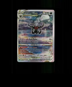 FAN-ART READ DESCRIPTION BELOW HOLO Darkrai Card Darkrai Pokemon Card p3 - Image 1