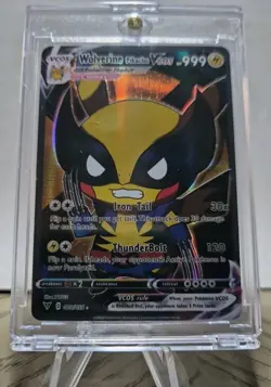 Wolverine VCOS Shiny Card Custom Holo Card Fan Art - Image 1