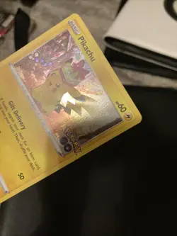 Pokemon Card TCG Pikachu SWSH234 Promo Pokemon GO Cosmos Holo Rare Mint NM/M - Image 3