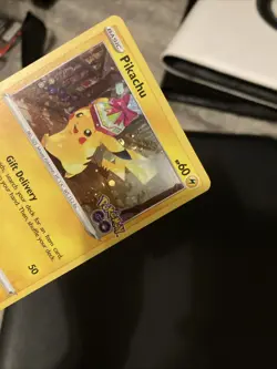 Pokemon Card TCG Pikachu SWSH234 Promo Pokemon GO Cosmos Holo Rare Mint NM/M - Image 4