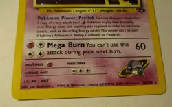 Pokemon TCG Gym Challenge Sabrina's Alakazam 16/132 Holo Card 2000 Played Vtg - Image 5