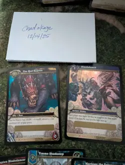 The Red Bearon Unscratched Loot Card WoW TCG - Image 1