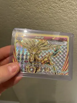 Pokemon TCG Xerneas BREAK XY Steam Siege 82/114 Ultra Holo Rare Card NM - Image 1