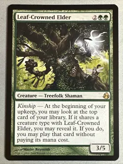 MTG / Leaf-Crowned Elder / MOR / #128 / Regular / Rare / NM - Image 1