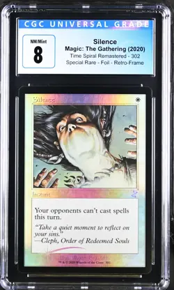 Magic: the Gathering MTG Silence (Timeshifted) [Time Spiral Remastered] Graded C - Image 1