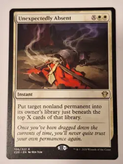 Unexpectedly Absent - Commander: 2020- Magic the Gathering MTG Nice! - Image 1